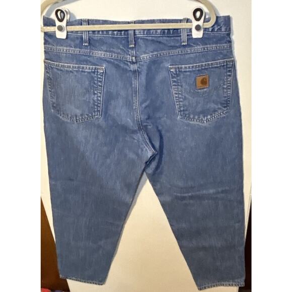 Carhartt Mens Blue Denim Jeans B17 DST 38x30 - Picture 4 of 4